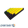 LORGAR KBP70MW, Wireless 65% Mechanical Gaming Keyboard Pro, Black/yellow, EN la (LRG-KBP70MW-YL-US)