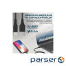 Дата кабель USB 2.0 AM to Lightning 1.2m 2.4A black Promate (powerlink-ai120.black)