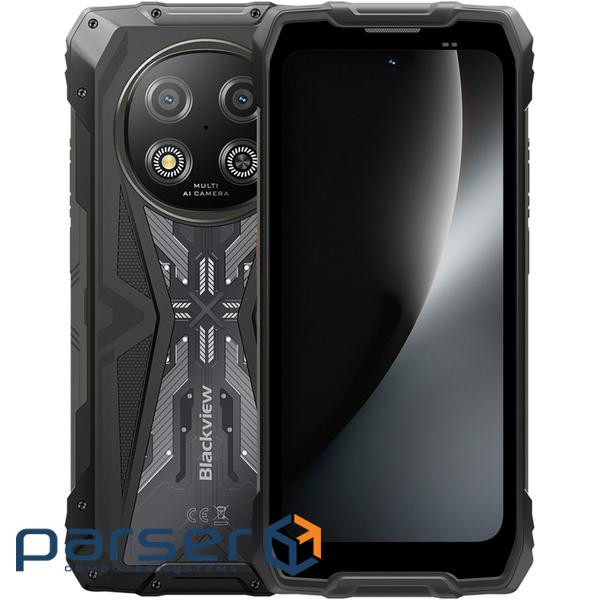 Смартфон Blackview ROCK 2 6.67" HD+ /12GB/256GB/ T8100 /15000mAh / 16+13Мп /IP69K (ROCK_2_12_265_BK)