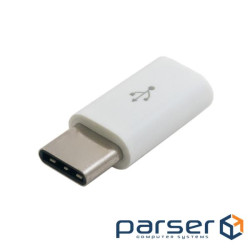 Перехідник microUSB(F) => Type-C(M), White, OEM (YT-ATc / M) microUSB(F) => Type-C(M), White, OEM (YT-ATc / M)