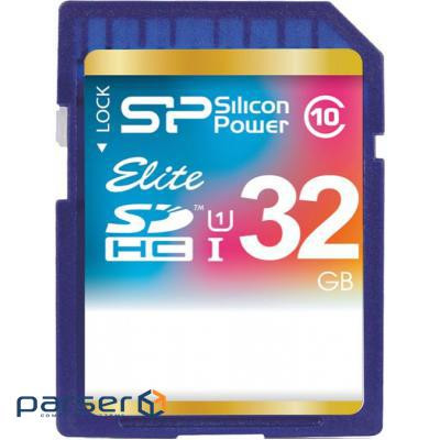 Карта пам'яті SILICON POWER SDHC 32GB Class 10 UHS-I Elite (SP032GBSDHAU1V10)