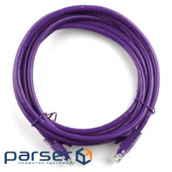 Патч-корд литий RITAR, UTP, RJ45, Cat.5e, 1,5m, фіолетовий, Cu (мідь ) (04274)
