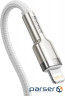 Кабель Baseus Cafule metal Type-C to Lightning PD 20W 2M Білий (CATLJK-B02) (CATLJK-B02 2м )