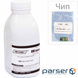 Тонер OKI B401/B441/B451, 75г +chip2.5K, Black WWM (TDOUNVR-75-CH)