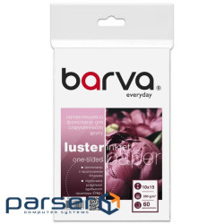 Фотопапір Barva, напівглянсовий, A6 (10x15), 260 г/м2, 60 арк, серія 