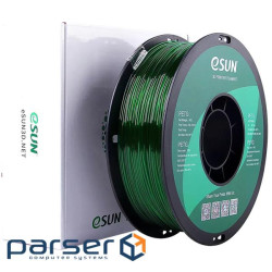 Пластик для 3D-принтера eSUN PETG P1,75mm 1kg GREEN (PETG-P175G1)