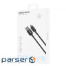 Кабель Proove Dense Metal Micro USB 2.4A (1m) black (CCDM20001301)