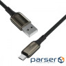 Кабель Proove Dense Metal Micro USB 2.4A (1m) black (CCDM20001301)