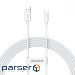 Кабель Baseus Superior Series (SUPERVOOC) Fast Charging Data Type-C 65W (1m) white (CAYS000902)