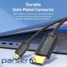 Кабель мультимедійний HDMI M to HDMI micro M 2.0m V2.0 4K60Hz 18Gbps black Vention (AGIBH)