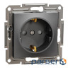 Розетка Schneider Electric ASFORA со штор. антрацит (EPH2900271)