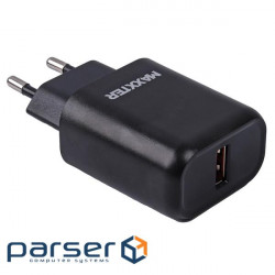Зарядное устройство Maxxter 1 USB + cable Micro-USB (WC-QC-AtM-01)