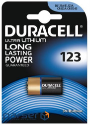 Батарейка DURACELL DL 123 1 шт . (5002978)