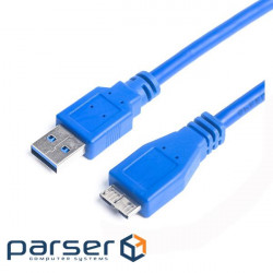 ProLogix USB 3.0 AM/MicroBM cable, blue, 1.8m (PR-USB-P-12-30-18m)