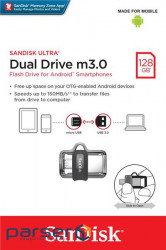 Накопичувач SanDisk 128GB USB 3.0 Ultra Dual Drive m3.0 OTG (SDDD3-128G-G46)