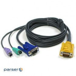ATEN KVM Cable 2L-5203P 3m KVM 3m Cable SPHD-15 m
