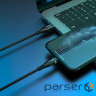 Кабель HOCO U93 USB to iP 2.4A, 1.2m, nylon, aluminum connectors, light indicator, B (6931474732132)