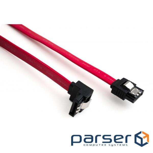 Кабель для передачі даних SATA 0.45m corner Vinga (VCPSATA45CN)
