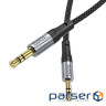 Аудiокабель HOCO UPA26 AUX Fresh audio cable, 1m Black (6942007608800)