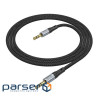 Аудiокабель HOCO UPA26 AUX Fresh audio cable, 1m Black (6942007608800)