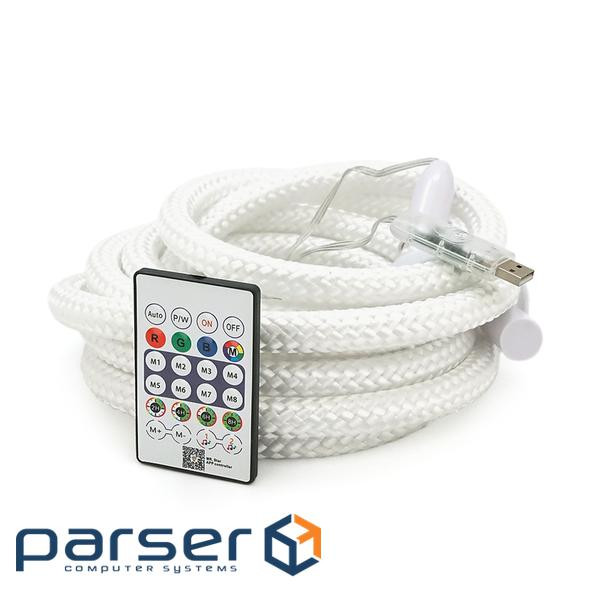 Світлодіодна стрічка Лускатий Neon RGB 5 метрів, живлення від USB (YT43725)