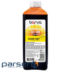 Чорнило Barva Canon GI-46 1 л, special, pigment, yellow (CGI46-1027)