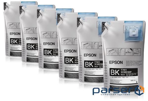 Контейнер з чорнилом Epson SC-B6000/B7000 Black (1Lx6packs) (C13T773140)