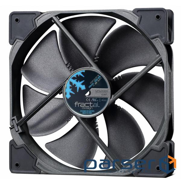 Вентилятор FRACTAL DESIGN Venturi HP-14 PWM Black (FD-FAN-VENT-HP14-PWM-BK)