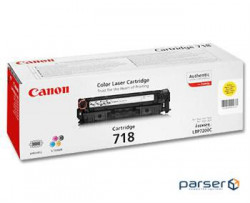 Cartridge Canon 718 LBP-7200/ MF-8330/ 8350 yellow (2659B002/2659B014)