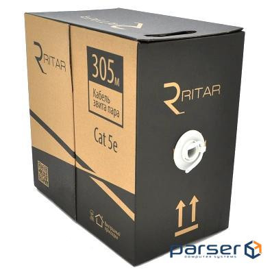 Кабель RITAR Ritar внешний КНП UTP (4*2*0.51) 4p 24 AWG (305м) ПВХ + ПЭ