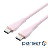 Кабель Vention USB Type-C - USB Type-C (M/M), 1 м , Pink (TAWPF)