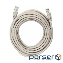 Патч-корд RJ45, UTP 5e, 15.0m,24AWG, CU, сірий KINGDA KD-PAUT31500GY KINGDA KD-PAUT31500GY