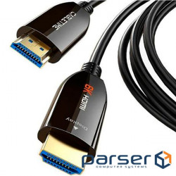 Optical cable (AOC) CABLETIME Ultra HD 8K eARC HDMI v2.1 10m Black (CA914029)