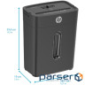 Знищувач документів HP OneShred 6CC, A4, 80g х 6 листів, 5*14, 14 л., P-4 (2800)