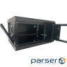 Шафа настінна GEAR 9U 19 530x400x450 мм, + полиця 19", black (GWMSN-9U)