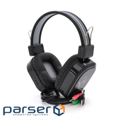 Ігрові навушники з мікрофоном iKAKU KSC-581 ZHANLONG, Black-Silver, Box (KSC-581-B) iKAKU KSC-581 ZHANLONG, Black-Silver, Box (KSC-581-B)