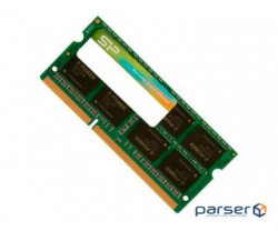 Оперативна пам'ять для ноутбука SODIMM DDR3 4GB Silicon Power DDR-1600MHz CL11 (SP004GBSTU160N02)
