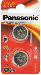 Батарейка Panasonic CR 2025 * 2 LITHIUM (CR-2025EL/2B)