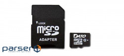 Карта пам'яті MicroSDHC 32GB UHS-I Class 10 Dato + SD-adapter (DTTF032GUIC10)