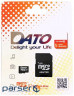 Карта пам'яті MicroSDHC 32GB UHS-I Class 10 Dato + SD-adapter (DTTF032GUIC10)