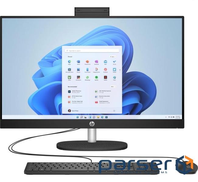Моноблок 27"HP 27-cr0040ua AiO Ryz5 7520U/16Gb/SSD512Gb/WiFi/Cam/K&M/DOS/Jet Black (A1QY2EA)