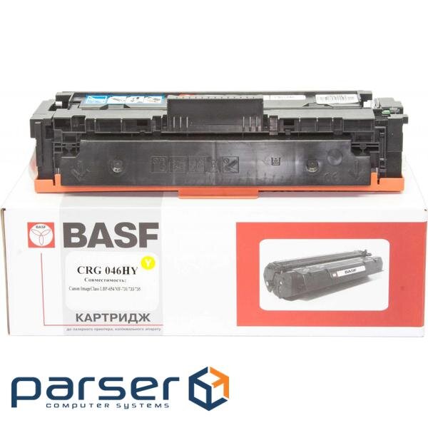Картридж BASF Canon 046H, LBP-650/MF-730 1251C002 Yellow (KT-CRG046YH)