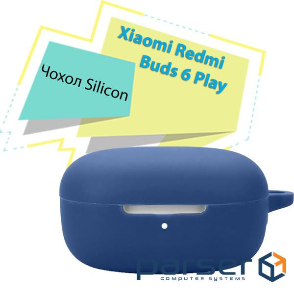 Чохол для навушників BeCover Silicon для Xiaomi Redmi Buds 6 Play Deep Blue (713229)