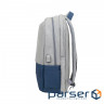 Рюкзак для ноутбука RivaCase 17.3" 7567 Prater, Grey / Dark Blue (7567Grey/ (7567 (Grey/ Dark Blue))
