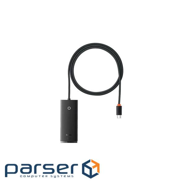 USB хаб BASEUS Lite Series 4-Port Type-C Hub Adapter Black (WKQX030401)