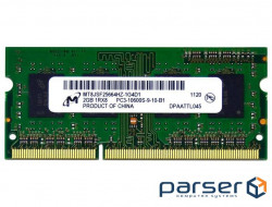 Модуль пам'яті MICRON SO-DIMM DDR3 1333MHz 2GB (MT8JSF25664HZ-1G4D1)