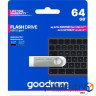 USB флеш накопичувач Goodram 64GB UNO3 Steel USB 3.2 (UNO3-0640S0R11)