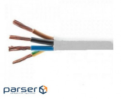 Кабель Одескабель ПВСм 3 * 1,0 + 1 * 1,0 ціна за метр (бух.100м) білий (5319 100м)