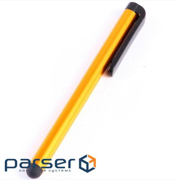 Стилус для ємнісних екранів, жовтий (S0542) Kingda