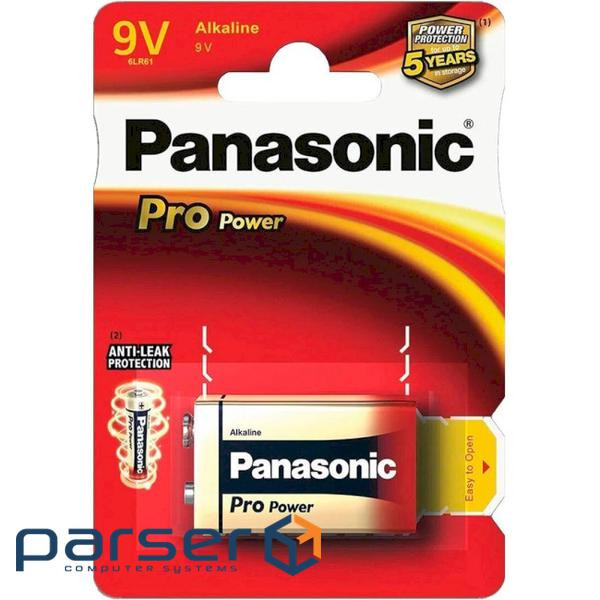 Батарейка PANASONIC Pro Power «Крона » (6LR61XEG/1BP)